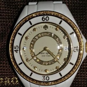 CLOSING 12/21 - Kate Spade white date watch